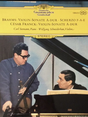 Brahms Violin-Sonate A-Dur Vinyl LP like new
