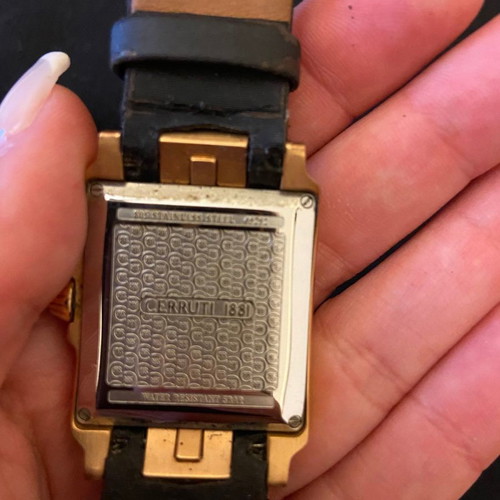 Cerruti 1881 women's watch used with strap wear