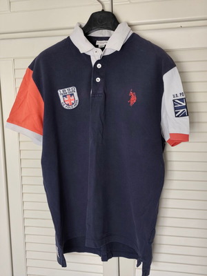 US. POLO ASSN κοντομάνικη polo μέγεθος XL μεταχειρισμένη