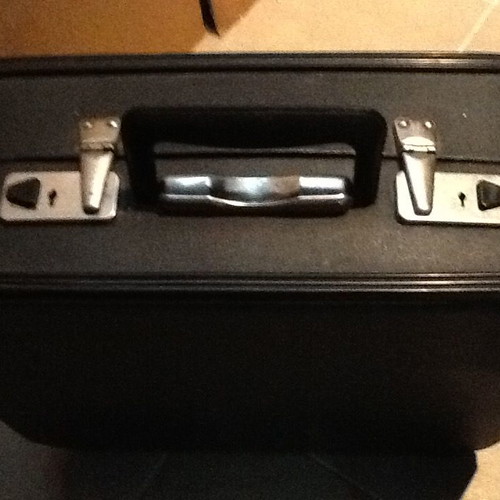 SUITCASE, VINTAGE, ERA 1950