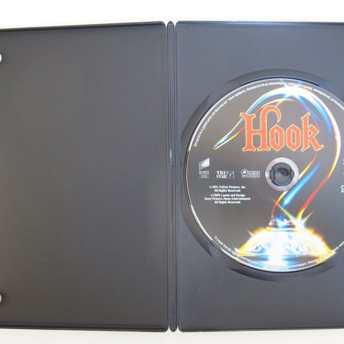 Hook DVD used, Steven Spielberg movie, slim case