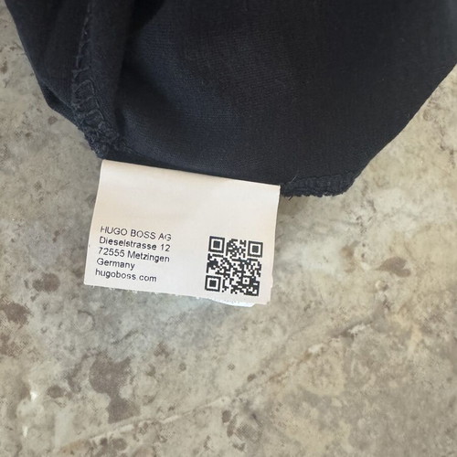 Hugo Boss T-shirt medium used, black, Boss Orange