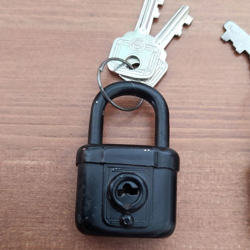 4 German padlocks ABUS, GESCH, DELTA, VOLM like new, 1930s