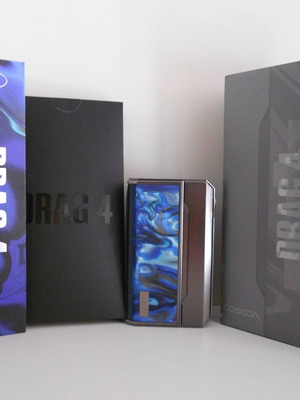 Voopoo Drag 4 Box Mod 177W new Gunmetal Ocean Blue