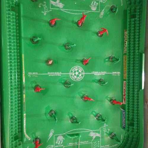 Children's toys used, set with foosball, fishing game, pantomime, puzzle ball