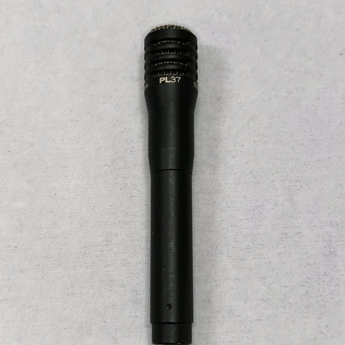 Electro-Voice PL37 condenser microphone used, XLR connection