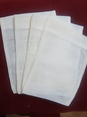 100 handmade sugar-colored pouches