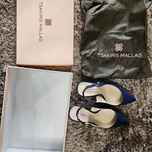 Tsakiris Mallas blue pumps size 38 like new