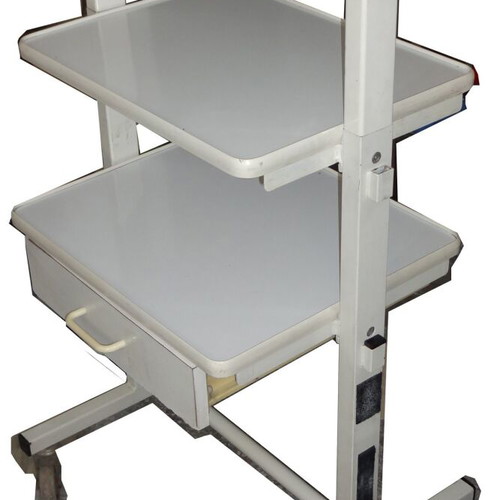 Professional wheeled tables used with drawers for physiotherapy