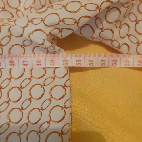 Mango MNG Suit women's shirt with chain print and tie, like new, size S