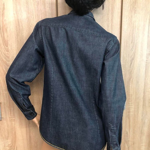 Cedar Wood State shirt new, size S/M, blue cotton