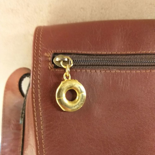 Leather saddle bag used