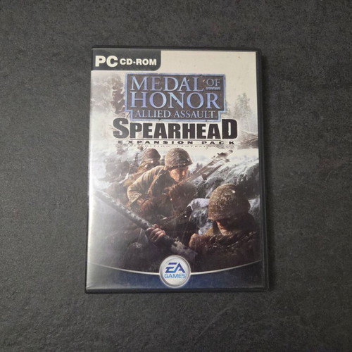 Medal of Honor Allied Assault Spearhead PC game used expansion 2002