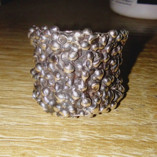 Silver ring handmade, like new