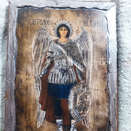 Religious icon of Archangel 15x20 cm new
