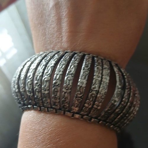 Bracelet handmade, like new, alpaca metal