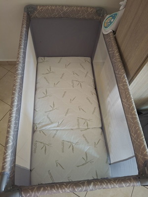 Kikka Boo playpen with anatomical mattress 125x65 cm