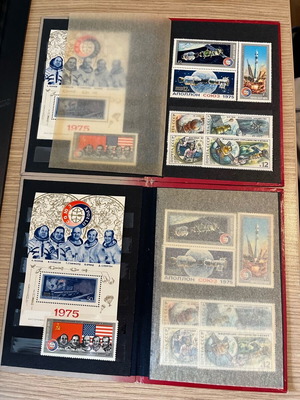 Space series Russian stamps new
