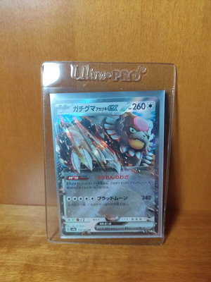 Pokemon Card Bloodmoon Ursaluna Ex καινούργιο, Sleeved Toploader
