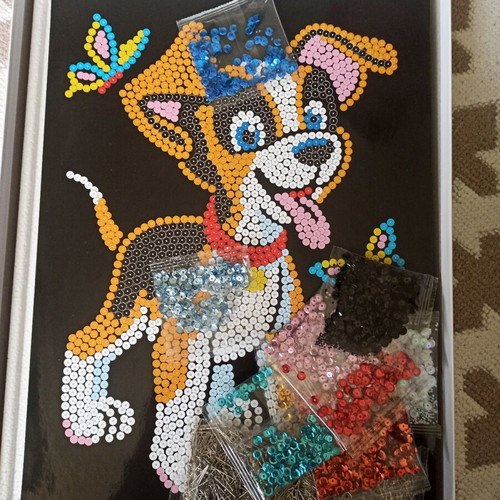 Sequin Art creative set dog unused