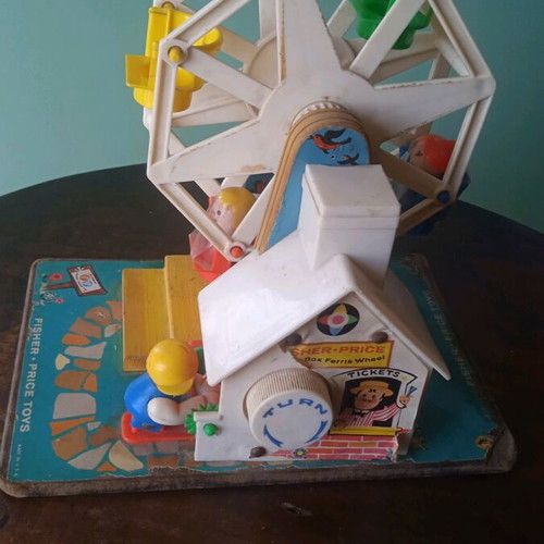 Antique wind-up toy used, good condition