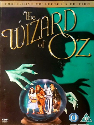 The Wizard of Oz DVD fantasy movie used, 3 disc set, English subtitles