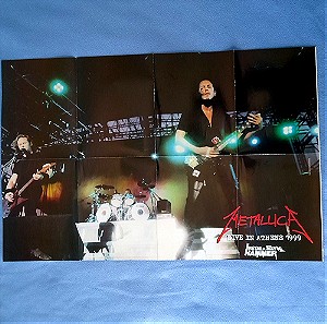 Αφίσα Metallica live in Athens 1999 (διπλής όψης)