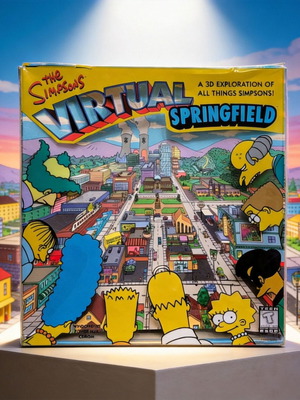 The Simpsons Virtual Springfield PC παιχνίδι μεταχειρισμένο, adventure