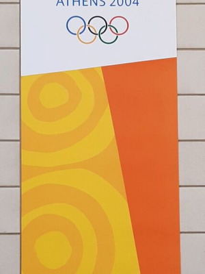 Athens 2004 Olympic Games poster like new, official decoration