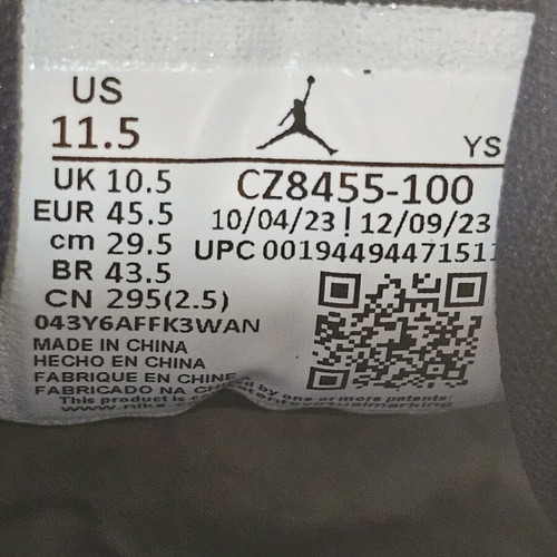 Jordan 1 Low Washed Denim New