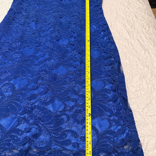 Blue lace dress Assy Fashion like new, evening size 58
