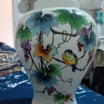 Porcelain vase used