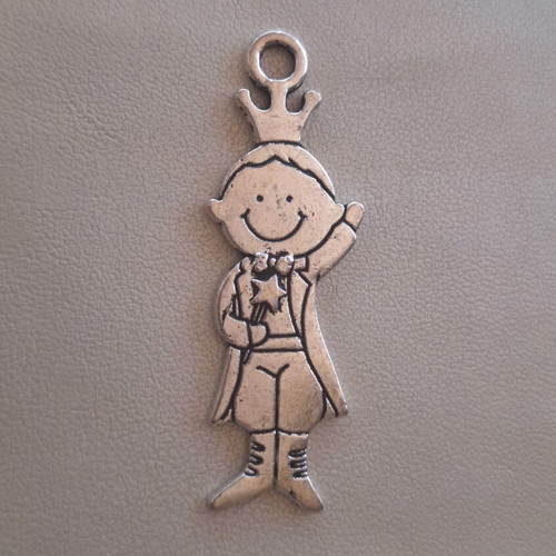Small Little Prince pendant, pack of 4