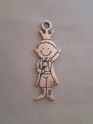 Small Little Prince pendant, pack of 4