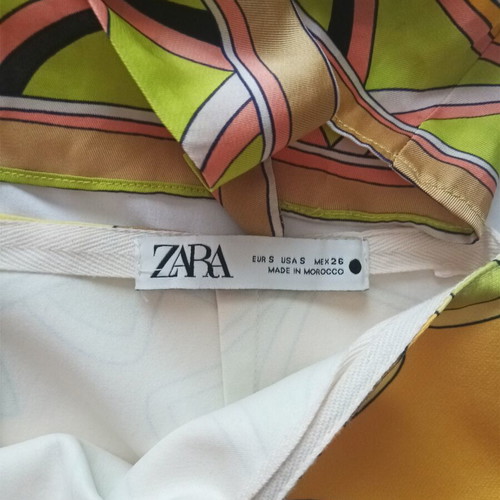 Zara set used, colorful blouse and skirt