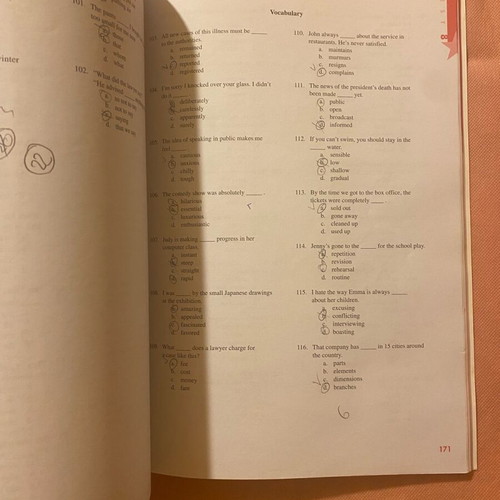 Michigan Ecce Burlington Practice Tests used