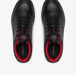 Tommy Hilfiger men's leather sneakers like new, black, size 45