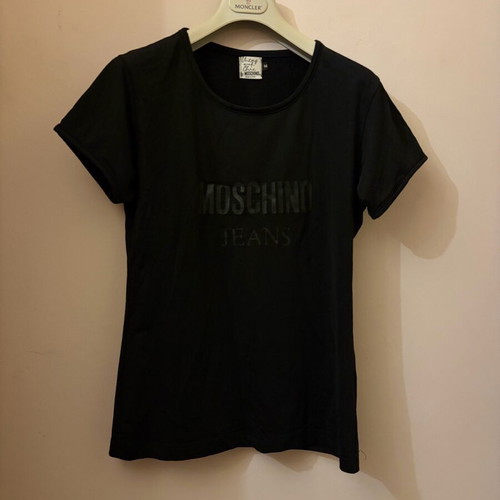 Moschino rayon cotton t-shirt used, black