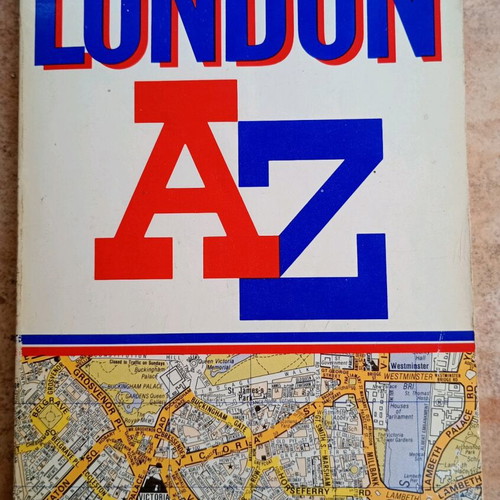 London AZ Street Atlas used with extra London map