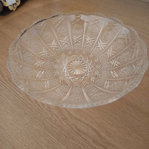 Vintage glass fruit bowl like new