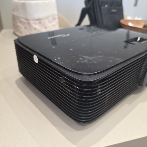 Optoma projector used, black, ideal for home cinema and gaming