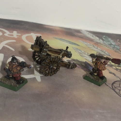 Warhammer Fantasy Battles Dwarf Bolt Thrower with Crew metal