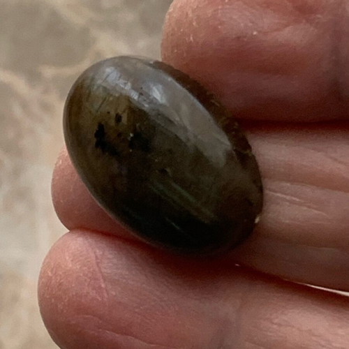 Labradorite stone 30.1 cts new, dimensions 24x15x9 mm
