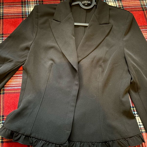 Angelo black short jacket like new