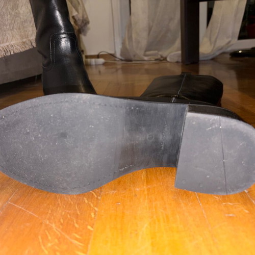 Alpe leather boots size 41 like new, black