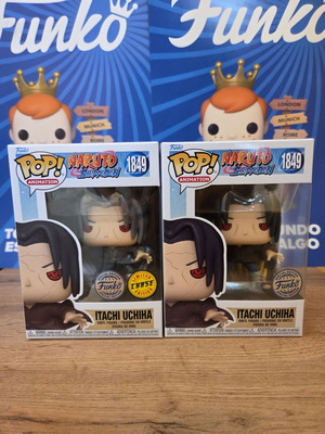 Funko Pop Animation Naruto Itachi Uchiha Edo Tensei Chase and Standard Bundle new