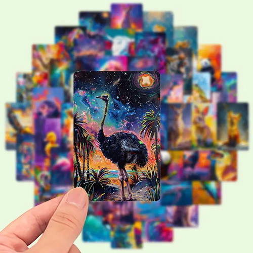 Galaxy Animals stickers set of 50 new