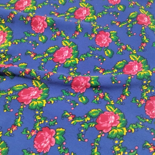 Traditional Polish Midi Skirt unused with folk motif roses
