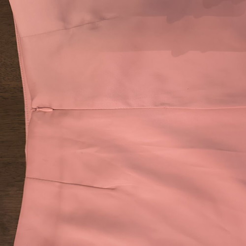 Pink Woman satin skirt new, pink, XS with front slit
