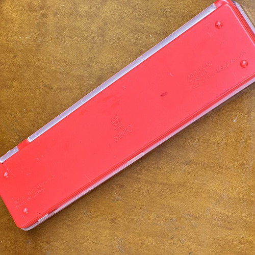 Sanrio Hello Kitty 1976 vintage pencil case, made in Japan